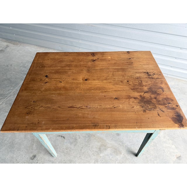 19th Century Primitive English Work Table For Sale - Image 11 of 13