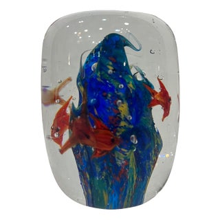Paperweight Fish in Murano Glass, Italy, 2000s For Sale