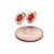 Traditional Natural Sapphire Diamond Stud Earrings 14k Gold 0.70 TCW Certified For Sale - Image 3 of 10