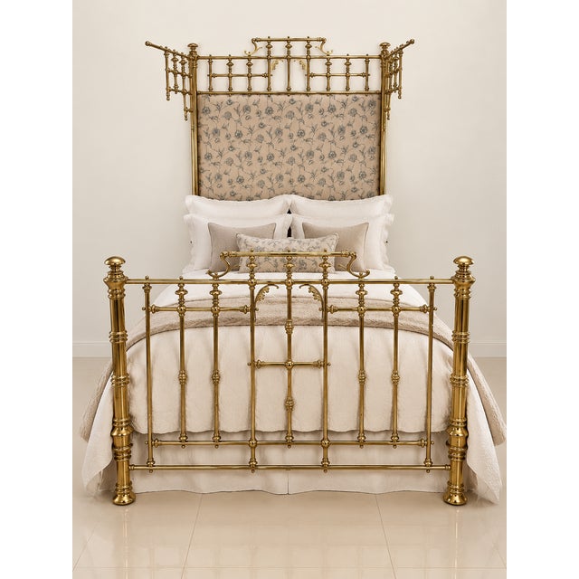Antique Victorian Brass Double Bed, 1860 For Sale - Image 16 of 16
