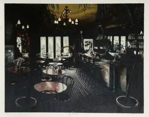 Harry McCormick - La Cabana Serigraph