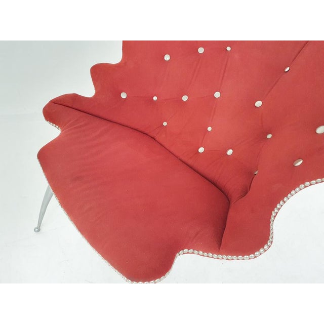 Asymmetrical Lounge Chair, 1980s For Sale - Image 13 of 18