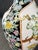 Late 20th Century Monumental Asian Palace Vases With Birds and Flowers With Blue Banding For Sale - Image 10 of 12