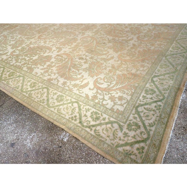 Galerie Shabab Collection Mid-20th Century Spanish Cuenca Room Size Carpet For Sale In New York - Image 6 of 8