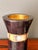 1980s Pair of Tessellated Horn and Brass Candle Holders For Sale - Image 12 of 12
