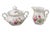 Ceramic Vintage Japanese Porcelain Royal Rose Set Sugar Bowl & Creamer For Sale - Image 7 of 7