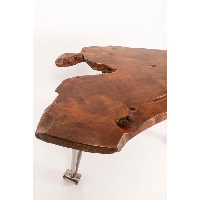 Wood Vintage Desk in Wood and Metal, Europe, 1980s For Sale - Image 7 of 14