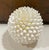 Ivory Vintage White Sea Shell Decorative Ball For Sale - Image 8 of 9