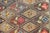 Antique American Hooked Rug With Diamond Patchwork Floral Design 4'10"x8'6" For Sale - Image 9 of 10