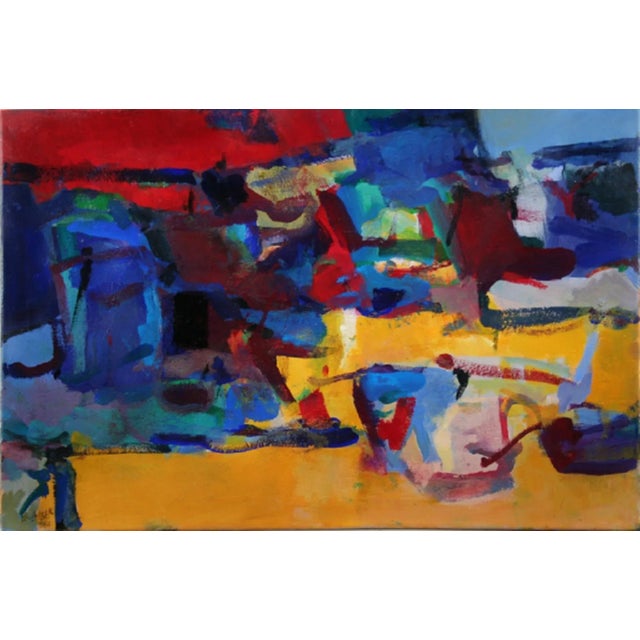 Contemporary Paul Nicholls, Spiaggia Follonica, Acrylic on Cardboard, 2021 For Sale - Image 3 of 3