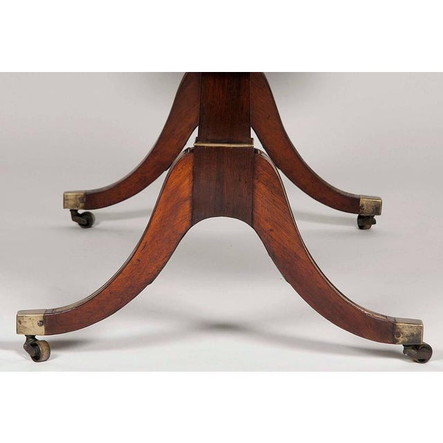 Regency Rosewood and Brass-Mounted Sofa Table For Sale - Image 9 of 10