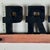 Mid 20th Century Lovely Vintage "General Practice" Painted Wood Sign in Pink and Black For Sale - Image 5 of 9