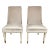 Caracole Modern Upholstered Side Dining Chairs, Line Me Up, Set of 2 For Sale