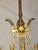 1970s Louis XVI Style Harp Back Bronze Wall Sconce - Set of 6 For Sale - Image 5 of 9