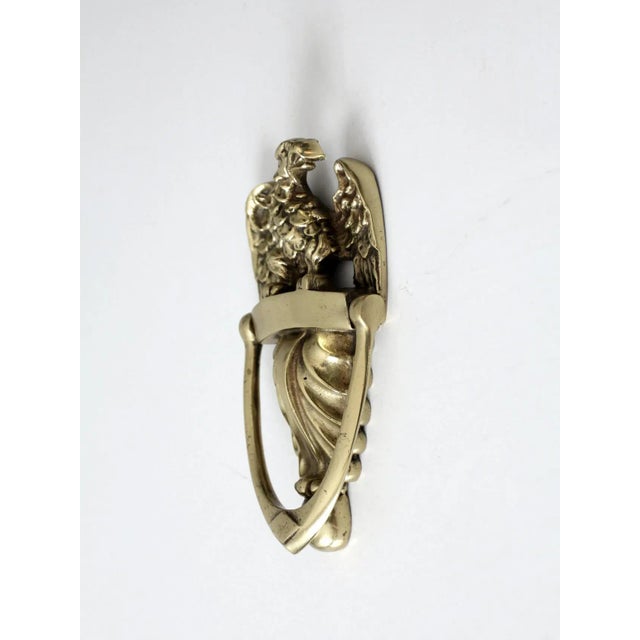 Vintage Brass Eagle Door Knocker For Sale - Image 6 of 9