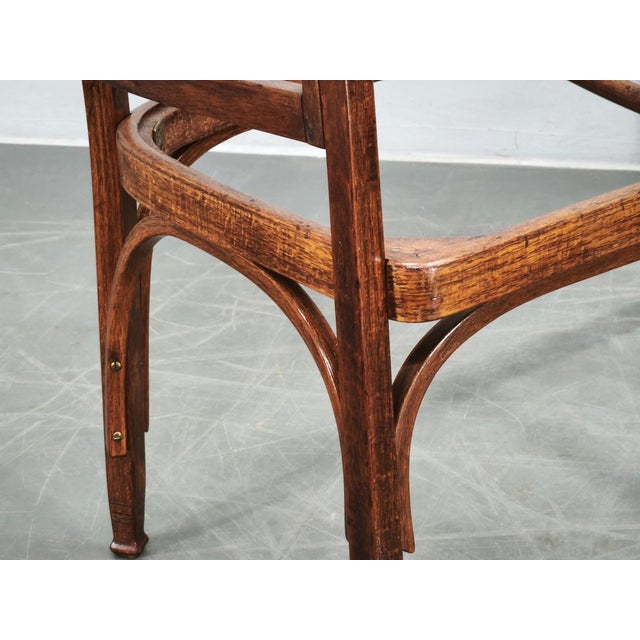 An important early 20th-century austrian bentwood settee, model 715/c, designed by gustav siegel in 1899 and manufactured...