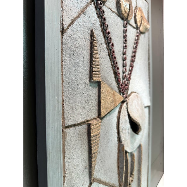 Brutalist Brutalist Ceramic Wall Sculpture For Sale - Image 3 of 12
