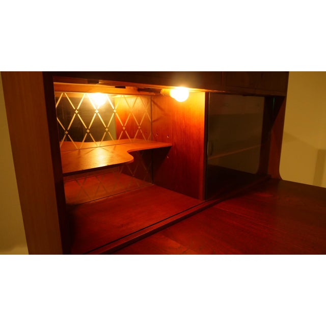 Vintage Teak Bar Cabinet by H. P. Hansen, 1960s For Sale - Image 17 of 18