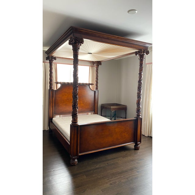 Four Poster Canopy Bedframe Chairish