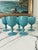 A rare and increasingly collectible set of five French opaline glass goblets by Portieux Vallerysthal, celebrated for...