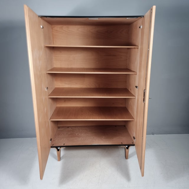 Vintage Wardrobe in Beech, 1970s For Sale - Image 9 of 14