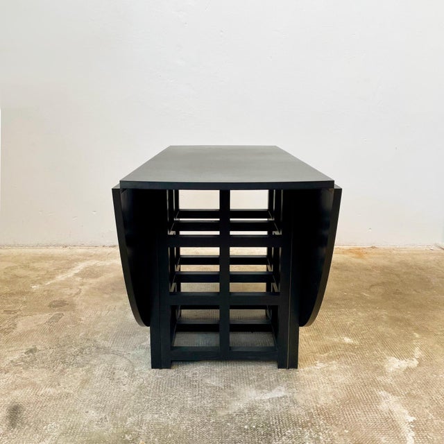 Cassina DS1 Oval Folding Table by Charles Rennie Mackintosh for Cassina, 1980s For Sale - Image 4 of 9