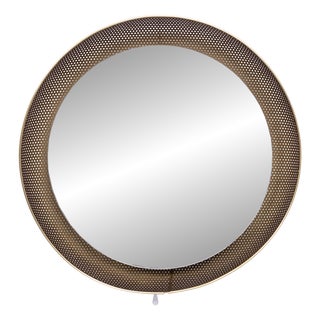 Back Lid Mirror by Mathieu Matégot for Artimeta, 1950s For Sale