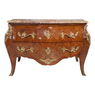 Napoleon III Walnut Chest of Drawers by Perino, Italy For Sale