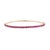 VR Jewels Classic 2.43ct Natural Round Cut Ruby Art Deco Bangle by VRJewels in 14k Yellow Gold For Sale - Image 4 of 17