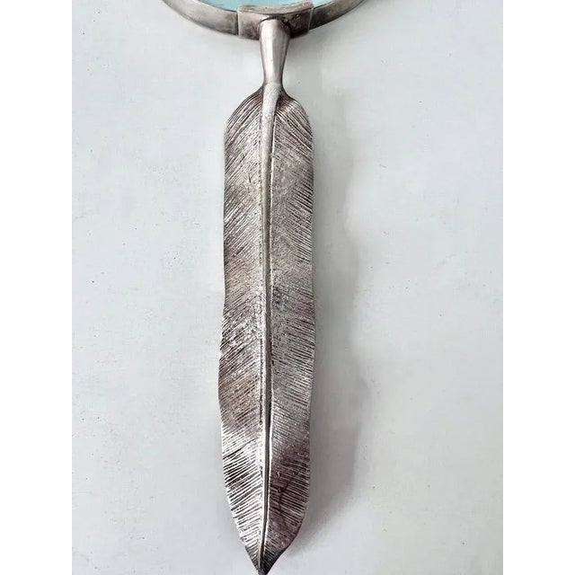 Silver Magnifying Glass with a Feather Handle Letter Opener For Sale In Los Angeles - Image 6 of 8