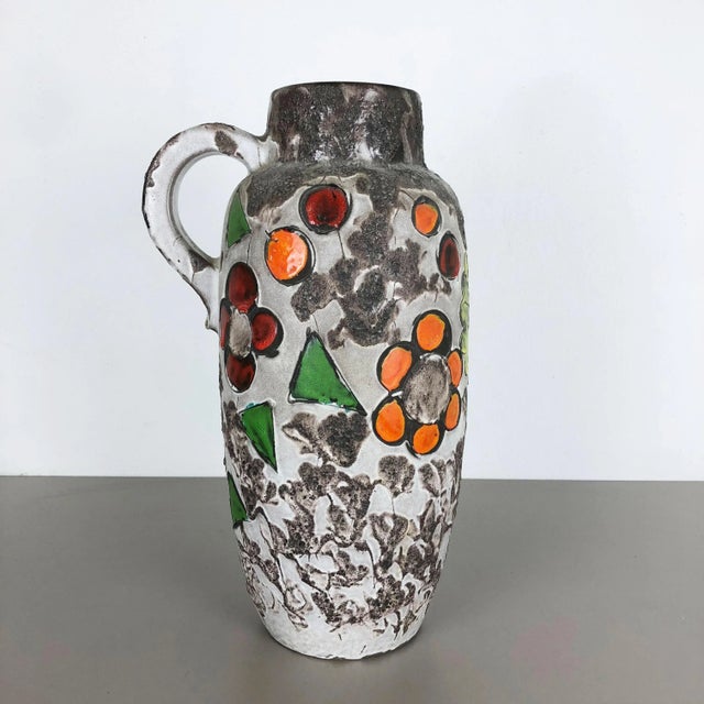 Large Model 420-54 Fat Lava Vase by Scheurich, 1970s For Sale - Image 17 of 18