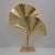 Mid-Century Modern Italian Brass Ginkgo Table Lamp, 2000 For Sale - Image 3 of 10