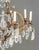 Maria Theresa Style Eight-Branch Gilt Bronze and Rock Crystal Chandelier For Sale - Image 4 of 9