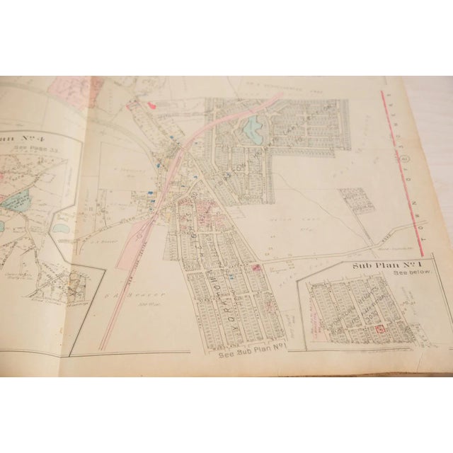 Vintage Hopkins Map of Yorktown Heights For Sale In New York - Image 6 of 7