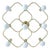 Large Space Age Gilded Ceiling Light from Leola For Sale