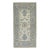 Early 21st Century Cream & Blue Floral Design Handwoven Wool Turkish Oushak Rug 2'8" X 5'4" For Sale