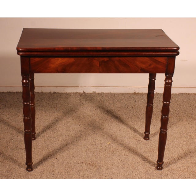 Game Table in Mahogany, 1800s For Sale - Image 12 of 12