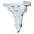 Late 20th Century Late 20th Century Plaster Acanthus-Form Wall Brackets - A Pair For Sale - Image 5 of 8