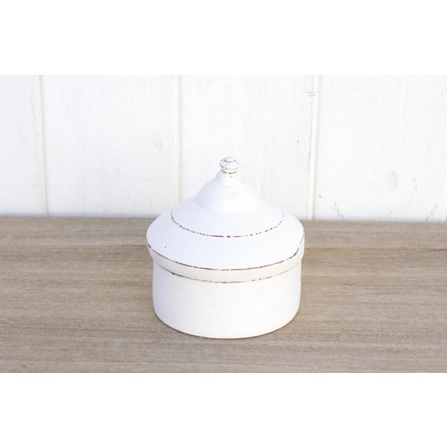 Wood Pawa Ceremonial Kum Kum Box For Sale - Image 7 of 7