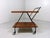 Mid-Century Modern Teak Trolley with Botanical Tile Top, 1960s For Sale - Image 3 of 14