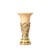 1930s 1930s Art Deco Gilt Bronze & Alabaster Table Lamps on Polished Brass Bases - a Pair For Sale - Image 5 of 14