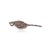 Metal Tutti Frutti 8Ct Multi Gem & Diamond Ginkgo Leaf Brooch Pendant in Oxidized Sterling Silver For Sale - Image 7 of 14