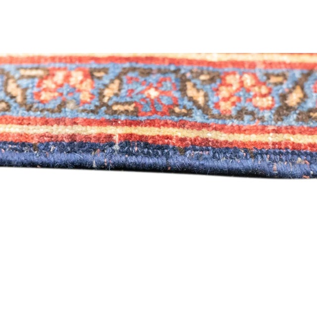 Blue Antique Bidjar Rug 5'7'' x 10'11'' For Sale - Image 8 of 12