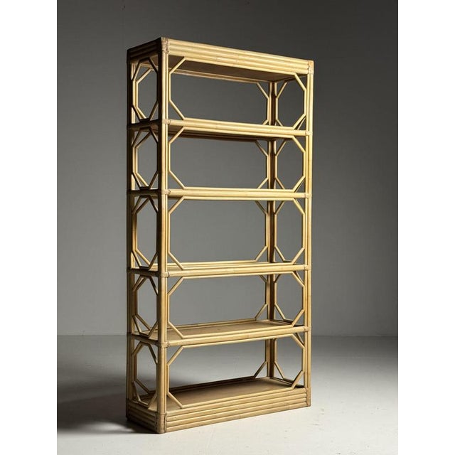 Vintage Bamboo Bookcase, France 1980 For Sale - Image 18 of 18