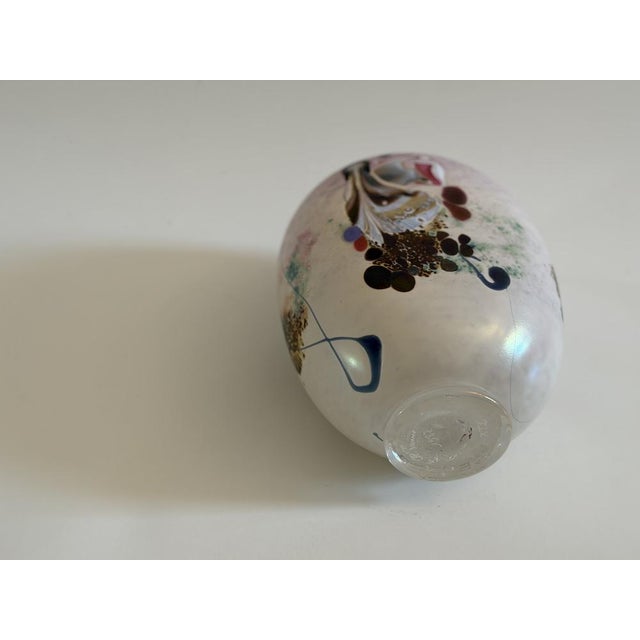 Studio Glass Vase by Robert Pierini, 1987 For Sale - Image 9 of 10