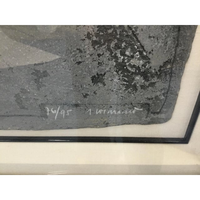 Vintage Framed Carborundum Etching by James Coignard For Sale - Image 4 of 11