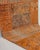 Vintage Orange Patchwork Turkish Runner Rug - Handwoven Boho Carpet For Sale In San Francisco - Image 6 of 10