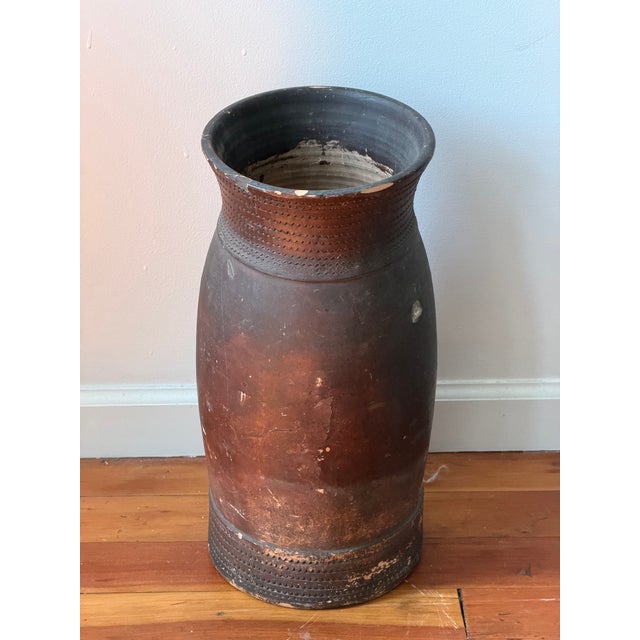 Large African Folk Art Earthenware Vessel | Early 20th Century For Sale - Image 11 of 15
