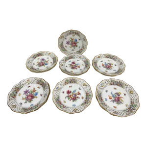 1940s Schumann Chateau Dresden Plates Bavaria- Set of 12