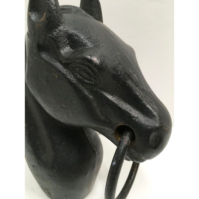 Antique Cast Iron Horse Head Hitching Post Top Chairish